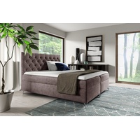 Yourhouse24 Boxspringbett Guliette mit 2 Bettkästen, Doppelbett mit Bonell-Matratze