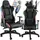 Tectake Tartaros Gaming-Stuhl Schwarz PC