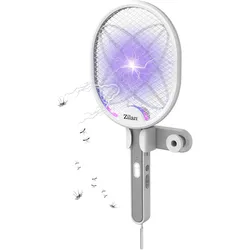 Zilan elektrische Fliegenklatsche Insektenvernichter mit Akku u. LED