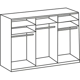WIMEX »Bramfeld TOPSELLER Kleiderschrank«, mit Glaselementen und zusätzlichen Einlegeböden, weiß