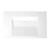 Bette BetteAqua Einbau-Waschtisch A071-441HLW1 80x49,5cm, HLW1, cream