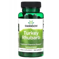 Swanson Truthahn Rhabarber Kapseln 500 mg 100 St.