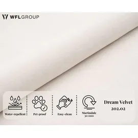 WFL GROUP Serenity 200 x 200 cm Weiß