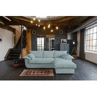 KAWOLA Sofa DAMETO Ecksofa Bettsofa Schlafsofa mit Stauraum Cord