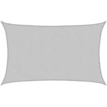 vidaXL Sonnensegel Hellgrau 8x5 m 100% Polyester Oxford