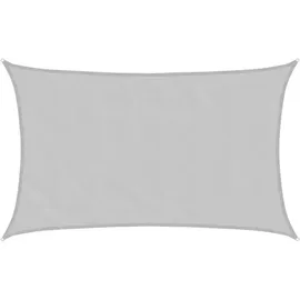 vidaXL Sonnensegel Hellgrau 8x5 m 100% Polyester Oxford