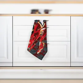 Excelsa Geschirrtuch, Kimono Baumwolle, 50X70 cm, Bunt