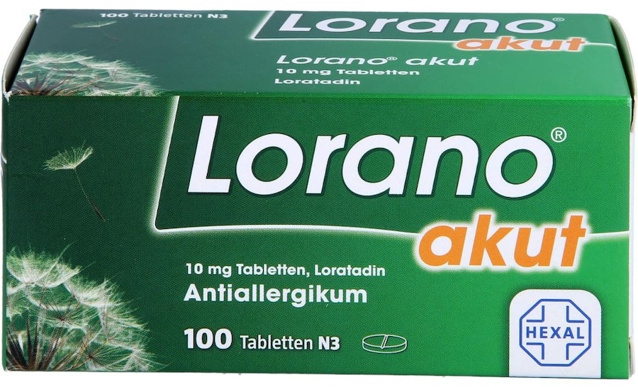 Hexal LORANO akut Tabletten Allergiemittel zum Einnehmen