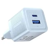 Vention Wandladegerät, mit 2 Ports USB-C USB 30W Blau