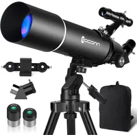 Eaconn Teleskop, Astronomie Teleskop für Erwachsene, 80mm Aperture 600mm