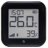 Shelly H&T Gen. 3 Matte Black Funk-Temperatursensor, -Luftfeuchtesensor Bluetooth, Wi-Fi