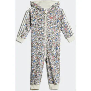 Adidas Overall "ONESIE", Mädchen, Gr. 92, weiß (sanftes weiß, semi lucid rot), Obermaterial: 70% Baumwolle, 30% Polyester, Overalls