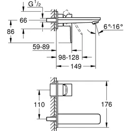 Grohe Lineare Einhandmischer (19409DC1)