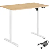 Tectake tectake® Elektrisch höhenverstellbarer Schreibtisch Skadi