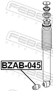 FEBEST Buchse, Stoßdämpfer bzab045 für Mercedes