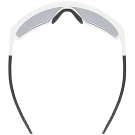 Uvex Mtn Perform Variomatic Photochrome Sonnenbrille - White Matt - Variomatic Litemirror Blue/CAT1-3