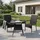 Juskys Yoro Polyrattan Gartenstuhl Schwarz 2 St.