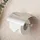 Lenz Toilettenpapierhalter Aura in Chrom, – Mit Deckel