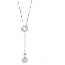 Elli Y-Kette Damen Weiß 925 Sterling Silber