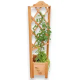 Promadino Eck-Pflanzkasten Botanica 47 x 140 cm Braun