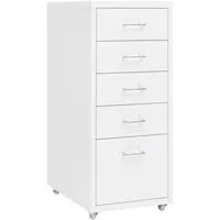 vidaXL Aktenschrank 28x41x69 cm Weiß