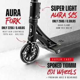 core action sports CORE ST3 Stunt-Scooter Schwarz
