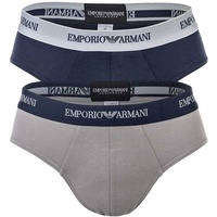 Emporio Armani Brief 2Pack 111321/CC717/13742, blau,Grau,