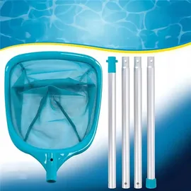 COOAU Pool Kescher Set blau 122 cm