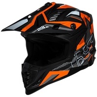 IXS 363 2.0 Motocrosshelm - Matt Schwarz/Orange/Grau - XL