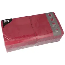 Papstar Servietten weinrot 1-lagig 33,0 x 33,3 cm, 500 St.