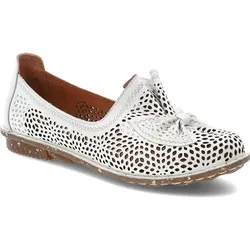 Weiße Ballerinas Ravini Flache Schuhe, 38