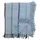 Bloomingville Frey Bettüberwurf 130 x 160 cm Blau/Silber