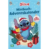 Disney: Stitch Minibuch-Adventskalender: Mit 24 tollen Mini-Büchern | Je 12 Türchen auf Vorder- und Rückseite ab 3 Jahren