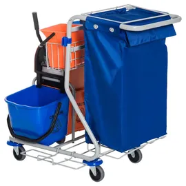 Homcom Putzwagen mit 4 Fahreimern