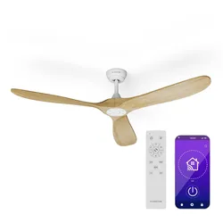 Bahama Breeze Smart Deckenventilator   Massivholz-Rotorblätter   Fernbedienung + App-Steuerung