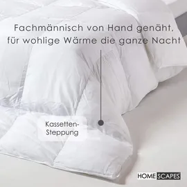 Homescapes Leichte Sommerdecke 200/200 cm, Super-Mikrofaser,