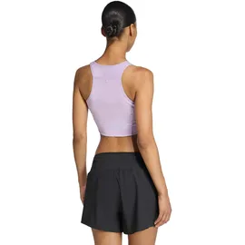 adidas Running Gel Pocket Crop Sport-top Powder Plum L
