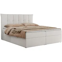 MKS Boxspringbett 160 x 200 cm H3 Weiß