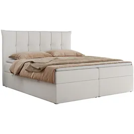 MKS Boxspringbett 160 x 200 cm H3 Weiß