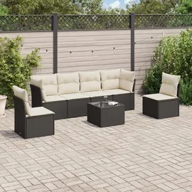 vidaXL Modell 60 Loungeset schwarz