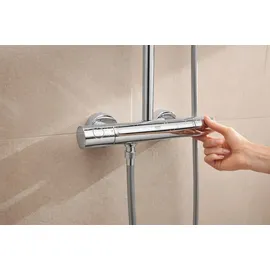 Grohe Tempesta Cube Duschsystem mit Thermostat Chrom 26689001