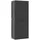 vidaXL Gartenschrank Schwarz 65x37x165 cm PP