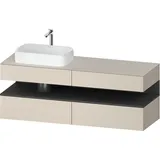 Duravit Waschtischunterschrank wandhängend „Qatego“ 160 × 60 × 55 cm
