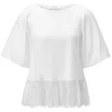 RICH & ROYAL Babydollshirt Weiß L