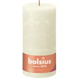 Bolsius Rustik Stumpenkerze 20 x 10 cm weiche perle