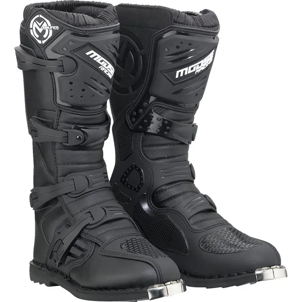 Moose Soft-goods Qualifier Atv Offroad-stiefel - Black / Black - EU 43