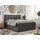 MKS Boxspringbett PREMIUM 10 KING 160/200 Dunkelgrau Kunstleder - H3