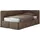 MKS JUGENDBETT ARVO 90/200 - Braun Velvet - Foam-Matratze - Rechts Seite
