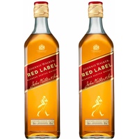 Johnnie Walker Red Label Blended Scotch Whisky 2er Flasche 40% 700ml 752438