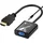 TECHLY HDMI-VGA Konverter HDMI Stecker 0,1 m Schwarz
